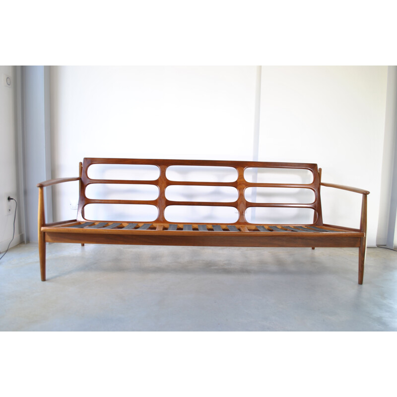 Vintage teak sofa by Grete Jalk, Danish 1960s