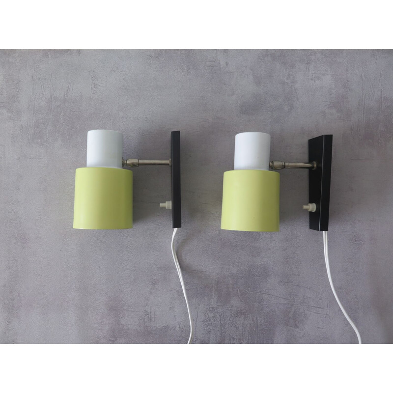 Pair of vintage Sconces Hannoversche Lampenfabrik from Hala 1960s