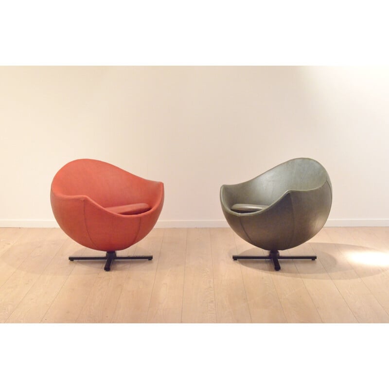 Pair of "Mars" armchairs, Pierre GUARICHE - 1950s