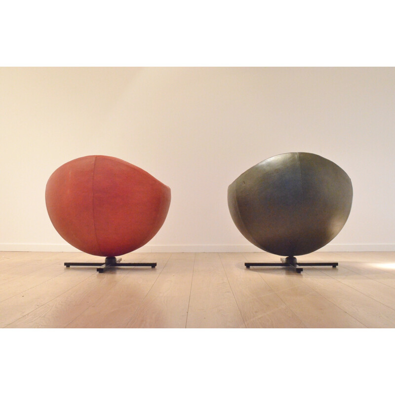 Pair of "Mars" armchairs, Pierre GUARICHE - 1950s