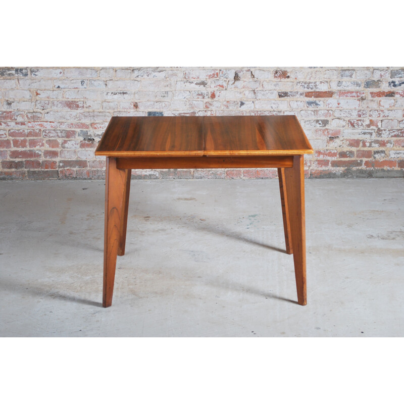 Vintage "Cumbrae" walnut dining table by Morris of Glasgow 1950s