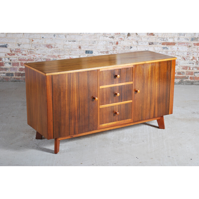 Vintage "Cumbrae" walnut sideboard by Morris of Glasgow 1950s