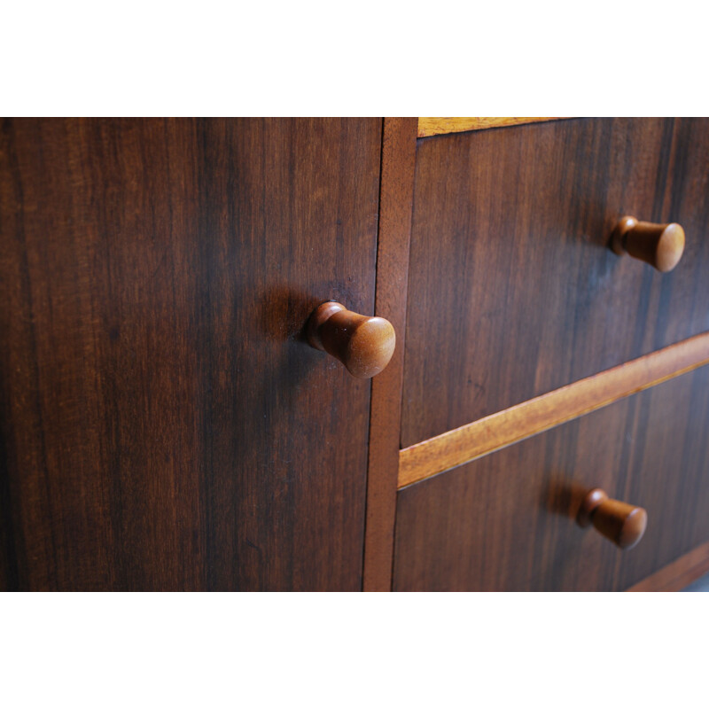 Vintage "Cumbrae" walnut sideboard by Morris of Glasgow 1950s