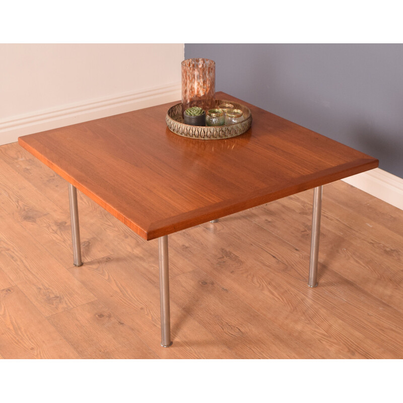 Vintage teak and rosewood coffee table by Hans J Wegner for Andreas Tuck, Denmark