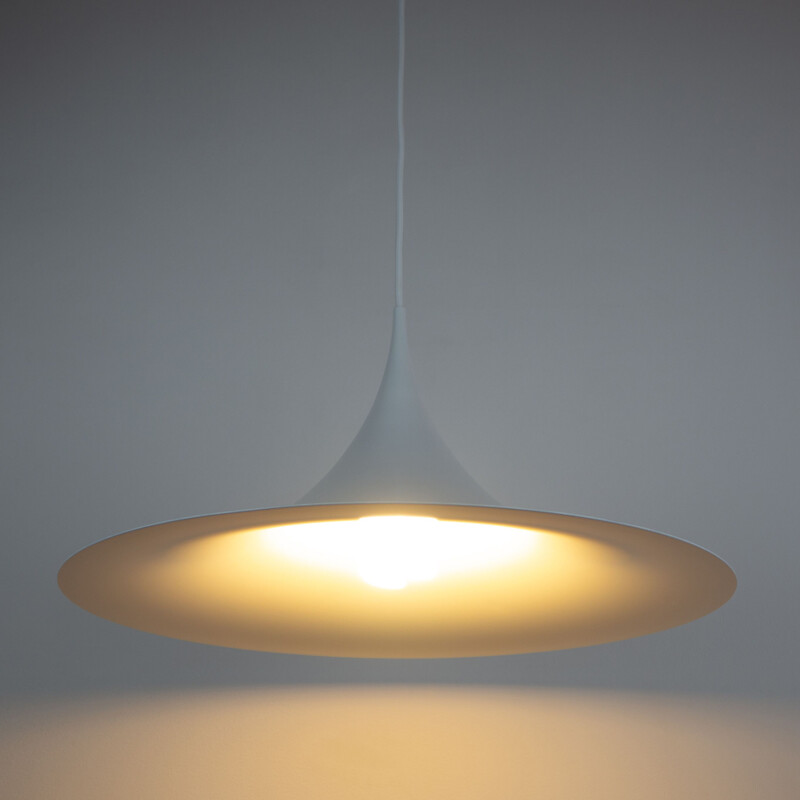 Vintage pendant lamp Semi by Bonderup and Thorup, Danish 1968s