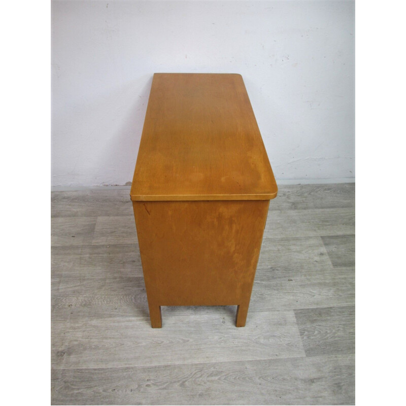 Cómoda vintage de madera de haya, 1960