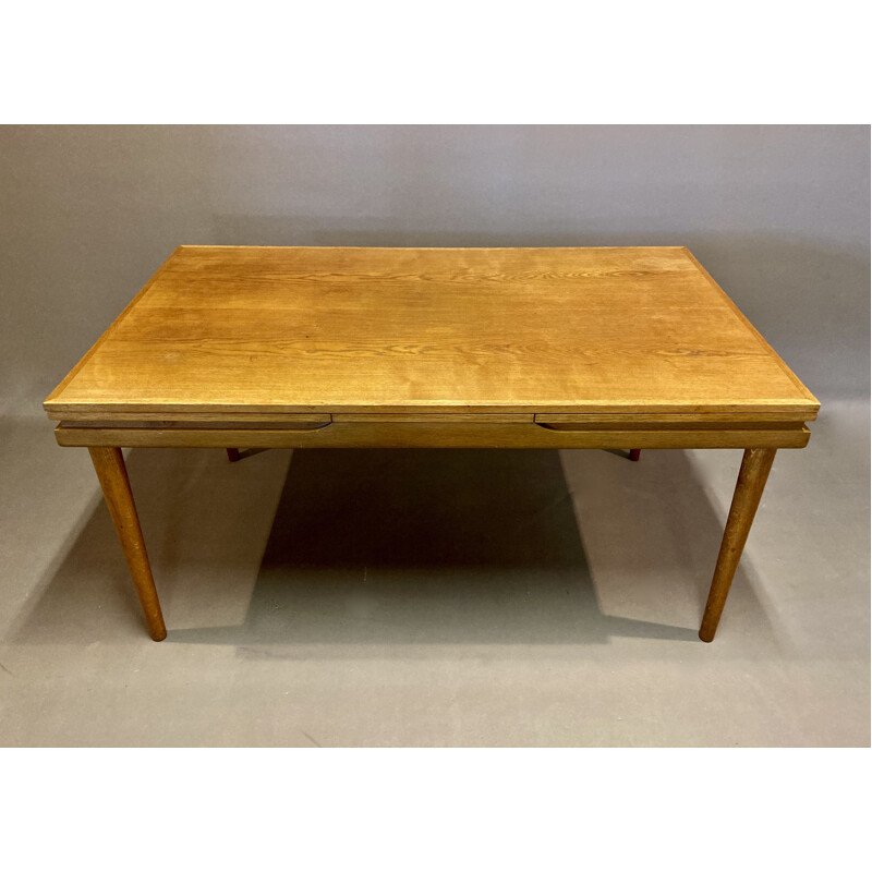 Vintage extendable high table, Scandinavian 1950s