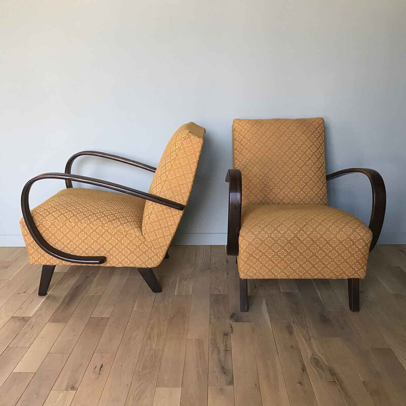 Paire de fauteuil vintage, République Tchèque