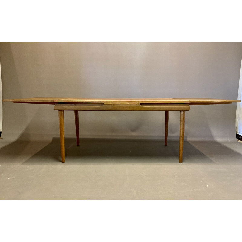 Vintage extendable high table, Scandinavian 1950s