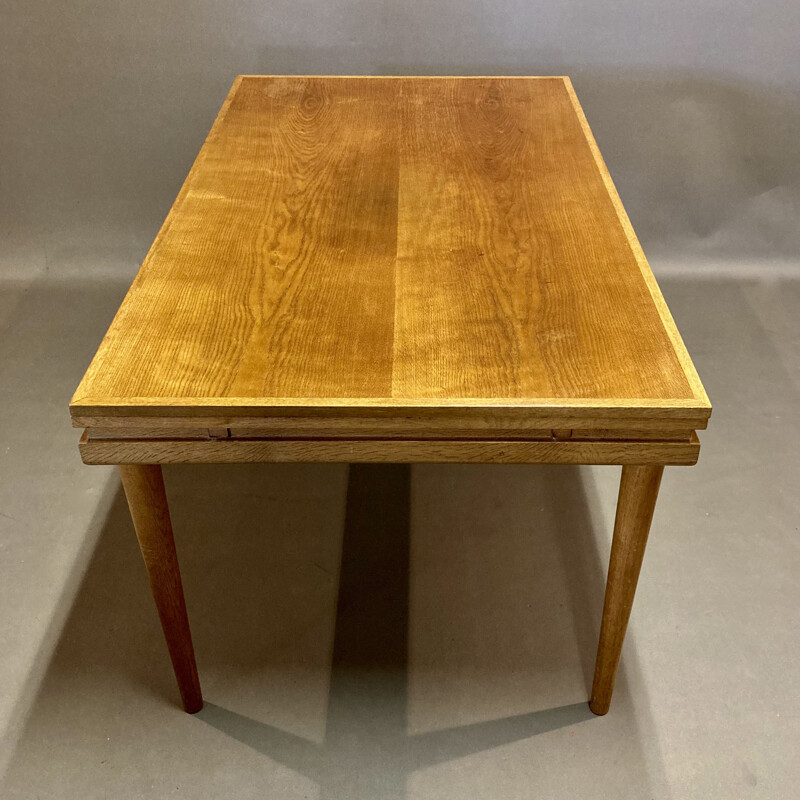 Vintage extendable high table, Scandinavian 1950s