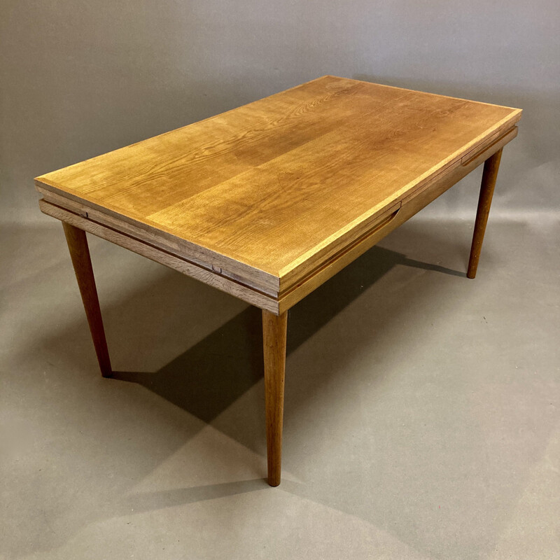 Vintage extendable high table, Scandinavian 1950s