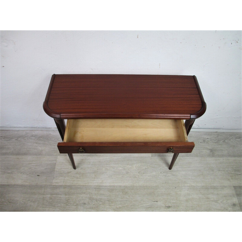 Vintage mahogany Side Table 1960s