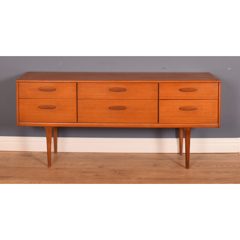 Vintage Teak Short Sideboard By Austinsuite 1960s