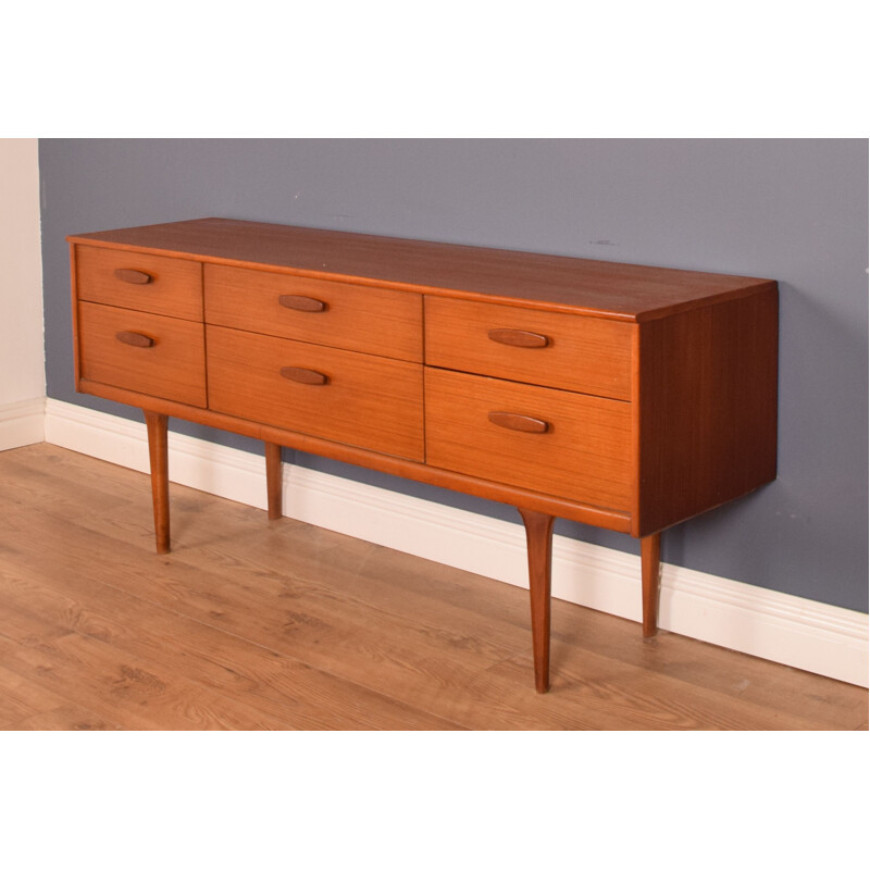 Vintage Teak Short Sideboard By Austinsuite 1960s