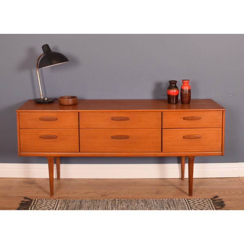 Vintage Teak Short Sideboard By Austinsuite 1960s