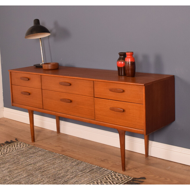 Vintage Teak Short Sideboard By Austinsuite 1960s