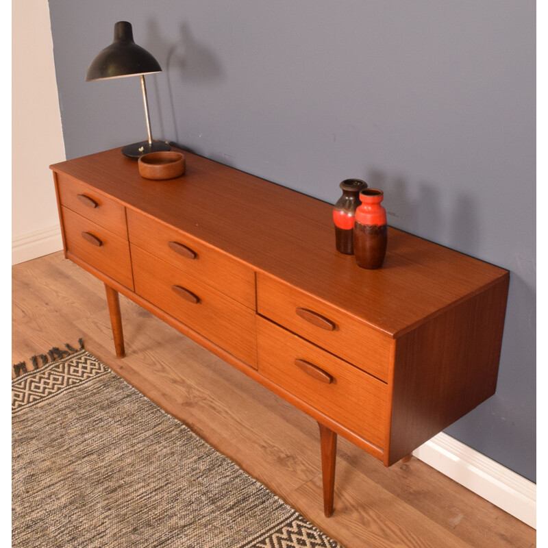 Vintage Teak Short Sideboard By Austinsuite 1960s