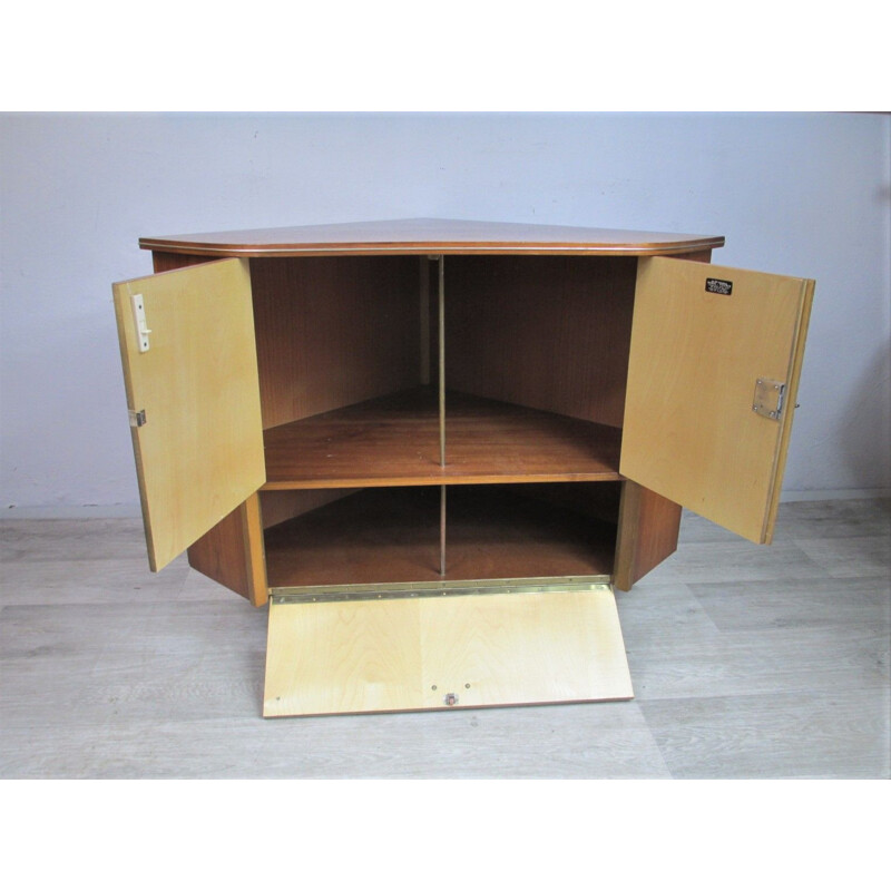 Vintage walnut cabinet, Germany 1960