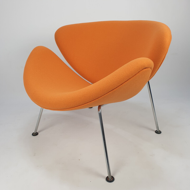 Fauteuil vintage orange slice par Pierre Paulin pour Artifort 1980