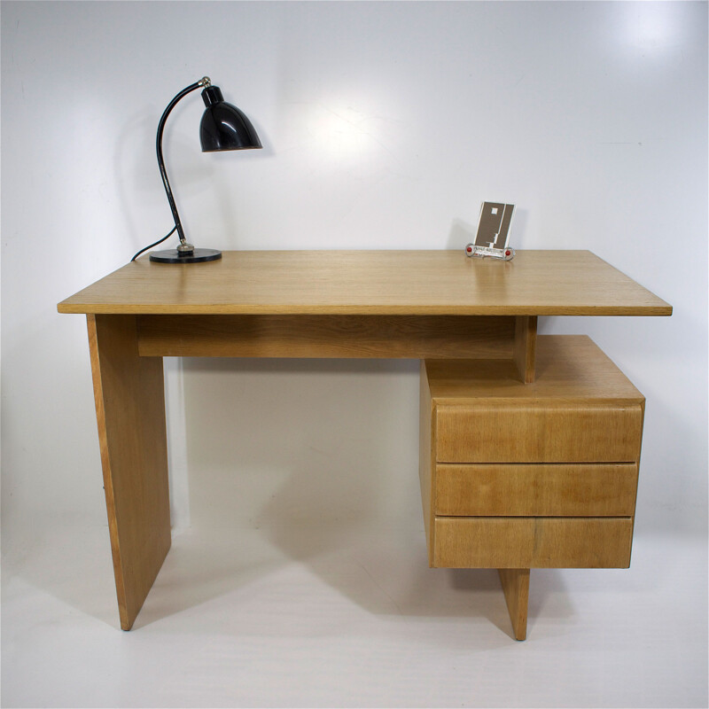 Vintage oak desk 1960s