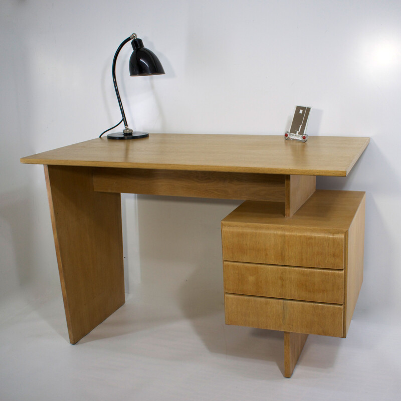 Vintage oak desk 1960s