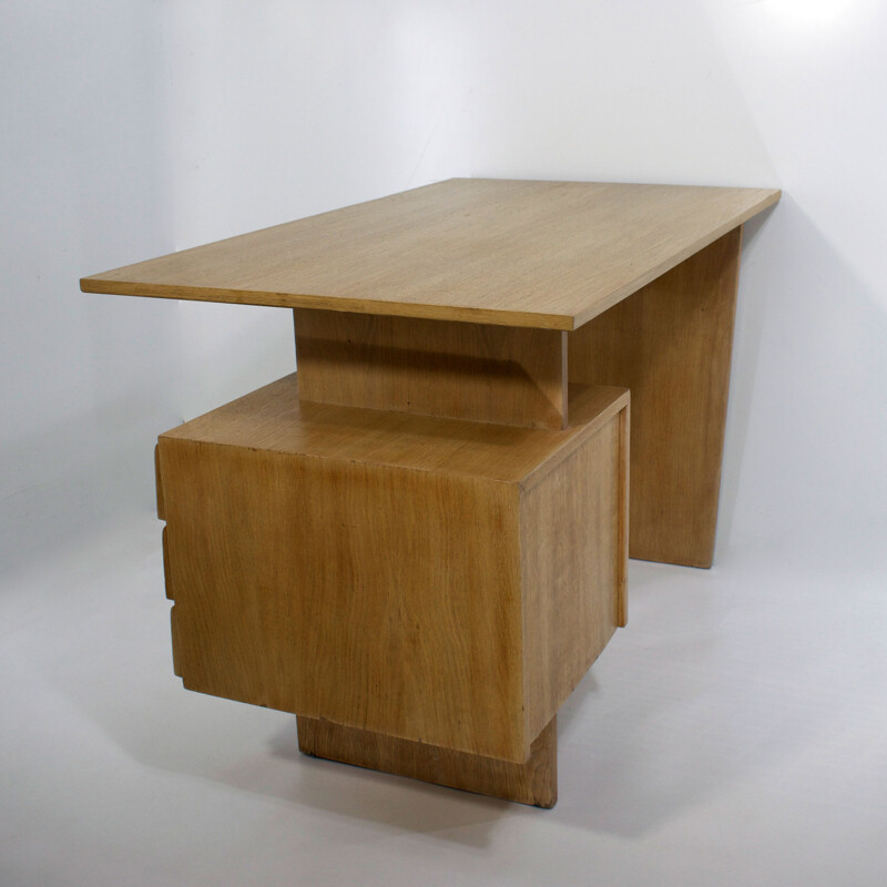 Vintage oak desk 1960s