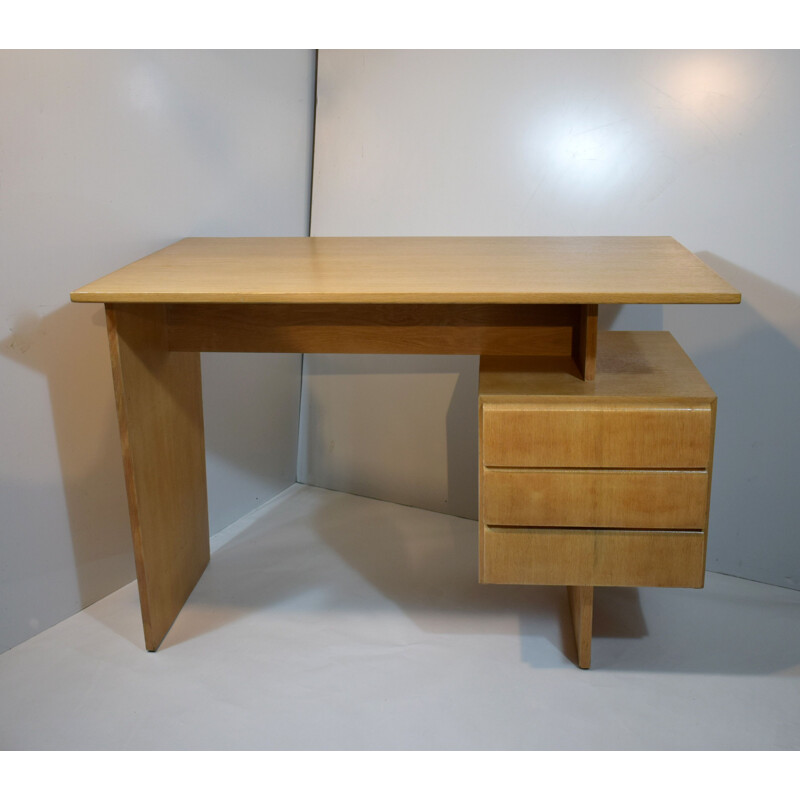 Vintage oak desk 1960s