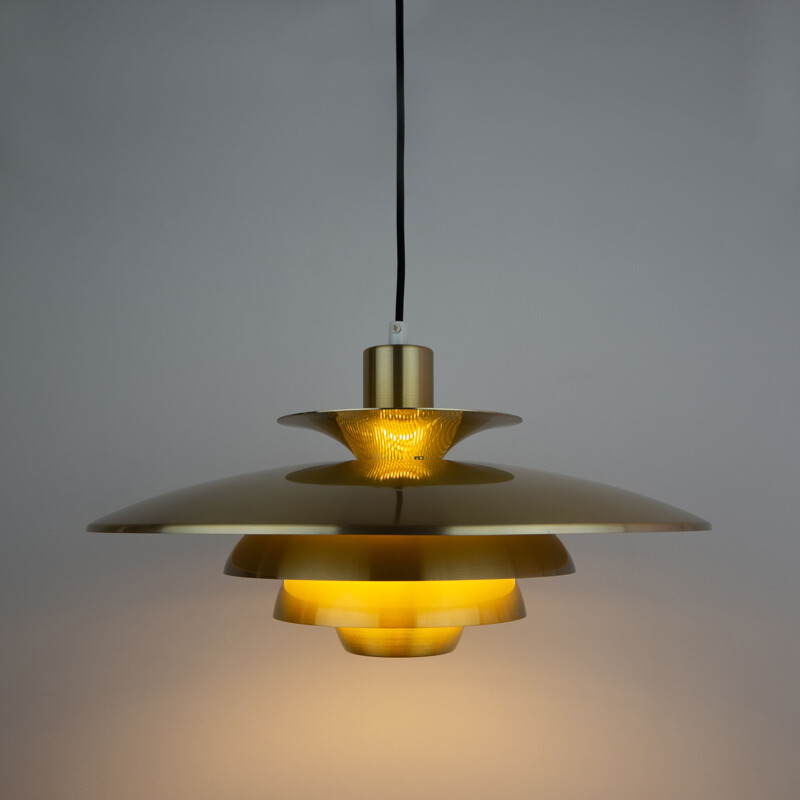 Vintage pendant lamp Alexia by Kurt Wiborg Jeka, Danish 1980s