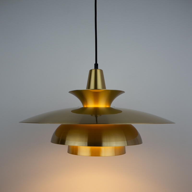 Vintage pendant lamp Roma by Junge, Denmark 1980s