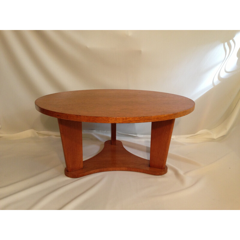 Vintage oakwood coffee table, 1950