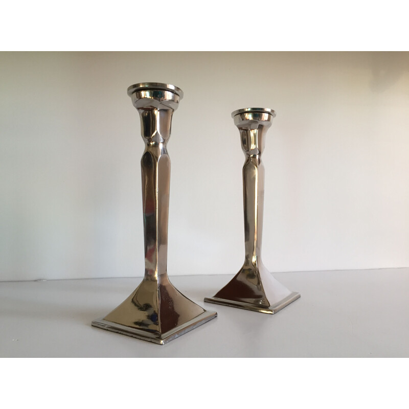 Pair of vintage Neo Classic candle holders