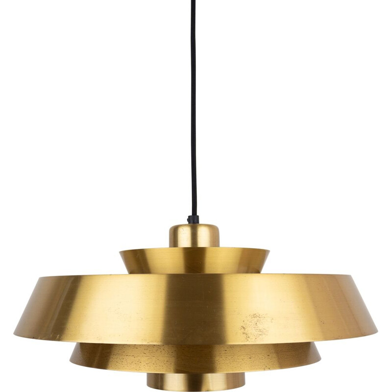 Vintage Nova suspension lamp by Jo Hammerborg for Fog & Morup, Denmark 1963