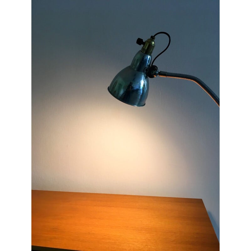Lampe d'atelier vintage flexible 1950