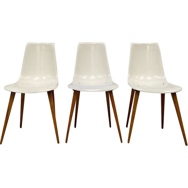 Vintage Shell chairs, Czech republic 1960s