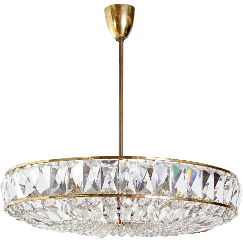 Vintage Crystal Chandelier from Bakalowits & Söhne 1970s