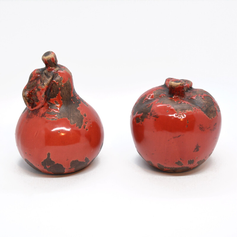 Vintage ceramic fruits from Goebel Keramik, Germany 1970