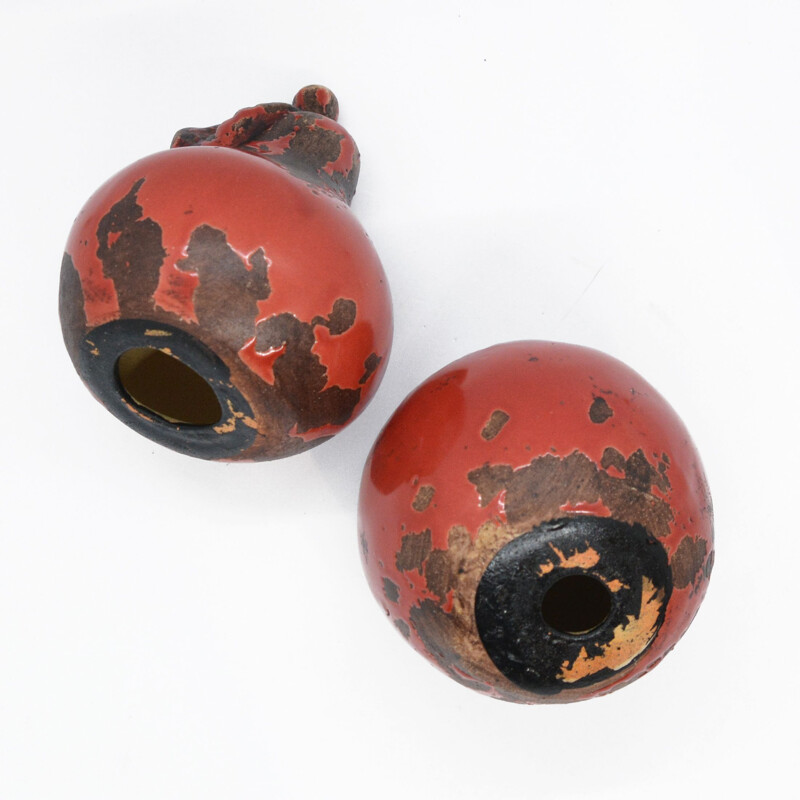 Vintage ceramic fruits from Goebel Keramik, Germany 1970