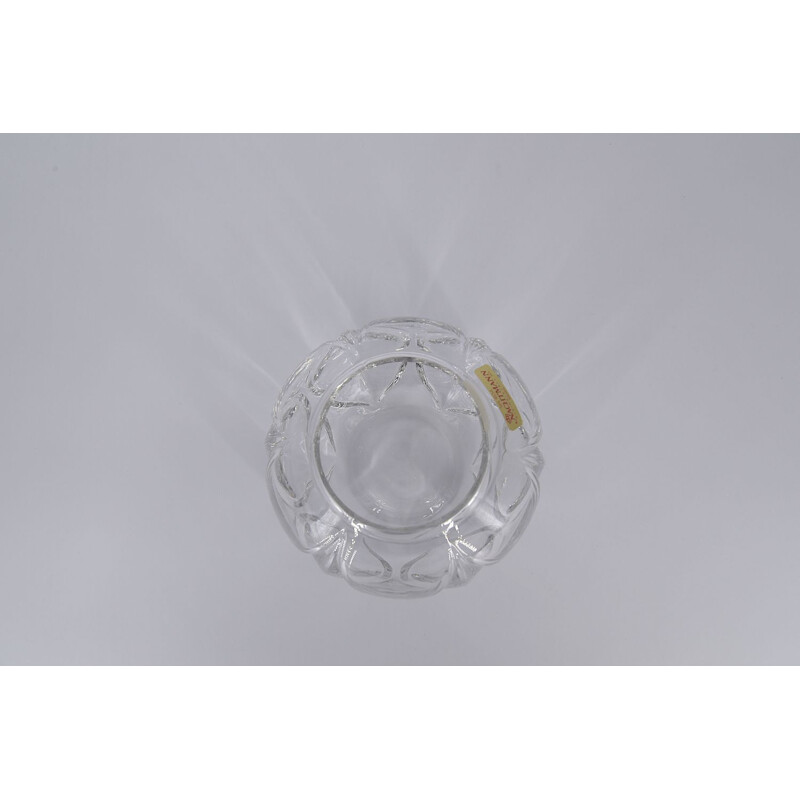 Vintage Crystal Ball Vase da Nachtmann, Alemanha 1960