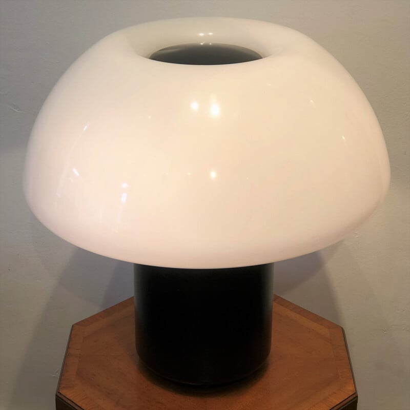 Large vintage Mushroom lamp by Elio Martinelli & Martinelli Luce 1970