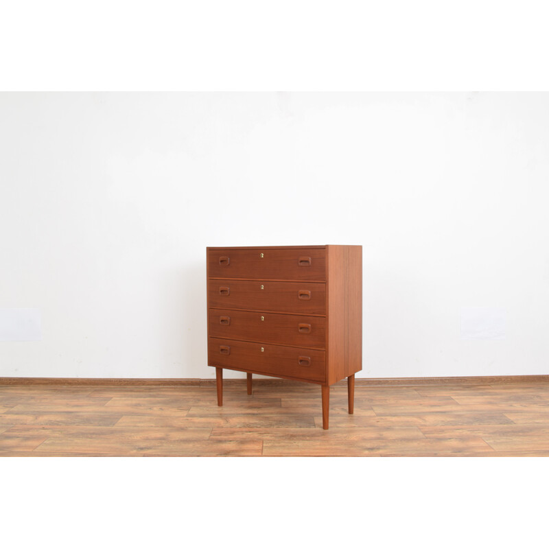 Vintage Teak Chest of Drawers, Swedish 1960s