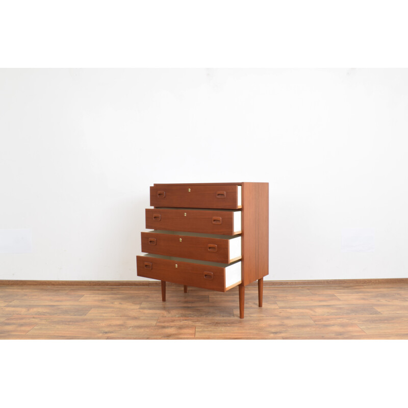 Vintage Teak Chest of Drawers, Swedish 1960s