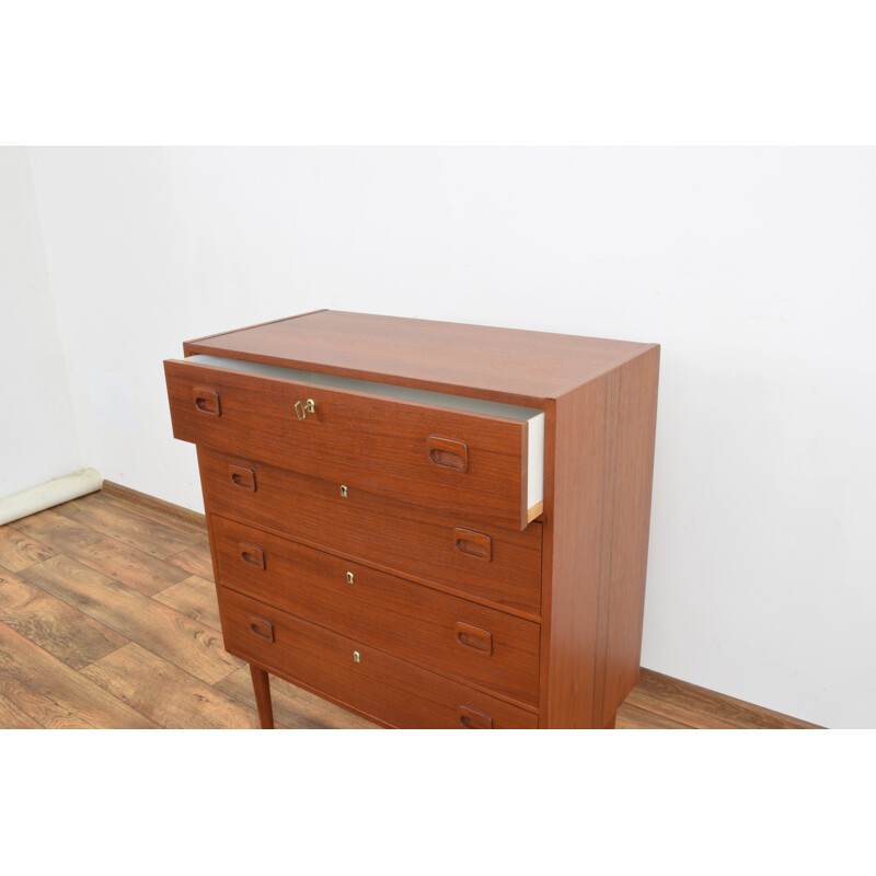 Vintage Teak Chest of Drawers, Swedish 1960s