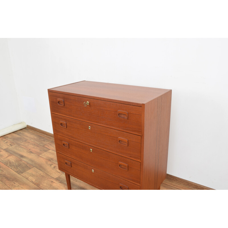 Vintage Teak Chest of Drawers, Swedish 1960s