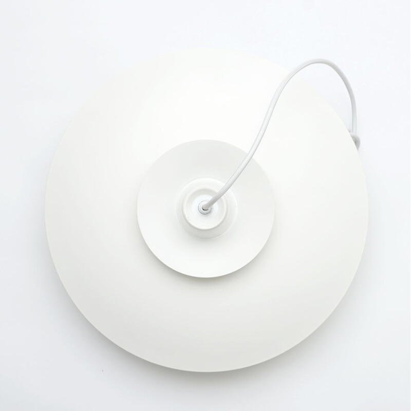 Vintage White Junge pendant lamp, Danish 1970s