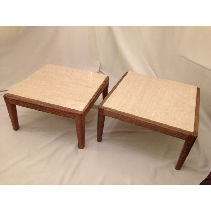 Pair of coffee tables - 1940s 