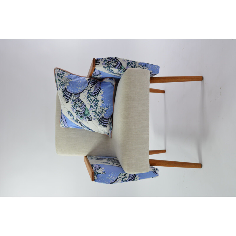 Vintage-Sessel quadratisch Kanagawa 1960