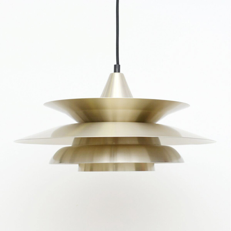 Vintage pendant lamp In Brass, Danish 1960s