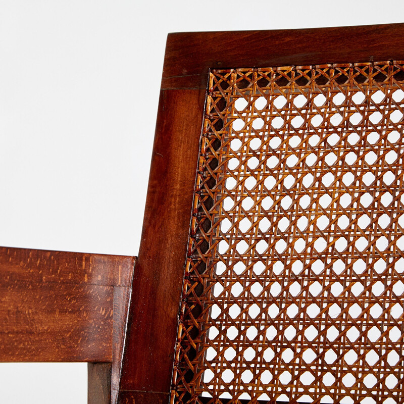 Vintage Bauhaus Wooden Armchair 1920s