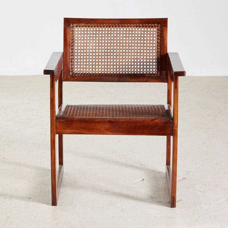 Vintage Bauhaus Wooden Armchair 1920s