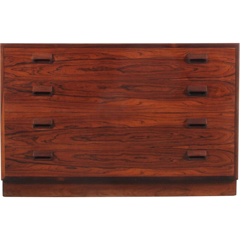 Vintage Rio rosewood chest of drawers by Borge Mogensen for Soborg, Scandinavian